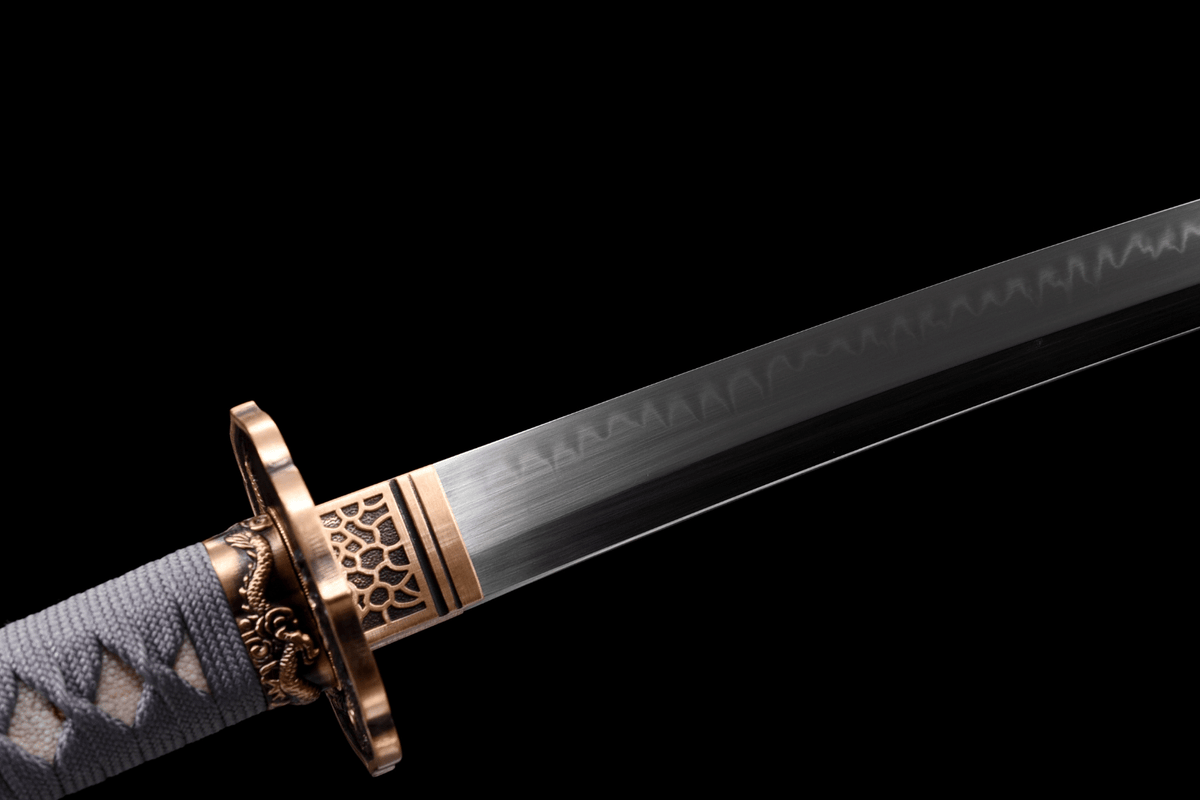 Nami 波 Katana, T10 Steel with Hamon – view 7