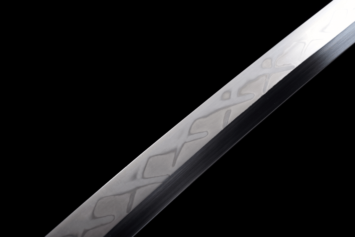 Yonaguni 与那国 Katana — T10 Steel, Light Blue Saya – view 14