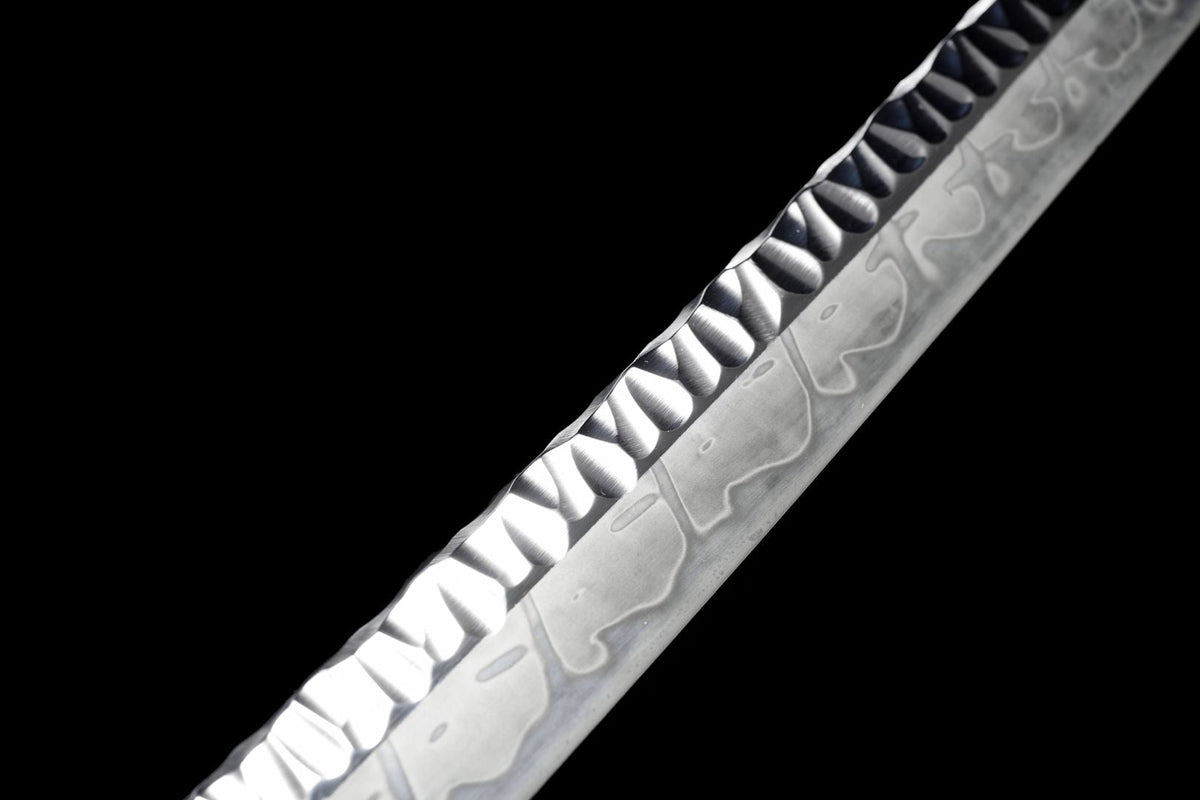 Katana Umi 海 – T10 Steel, Blue Dragon Saya – view 11