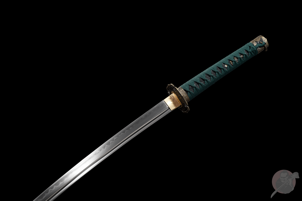 Toyotomi 豊臣氏 Katana – T10 Steel, Hamon & Bo-hi, Clan Motif Saya – view 11