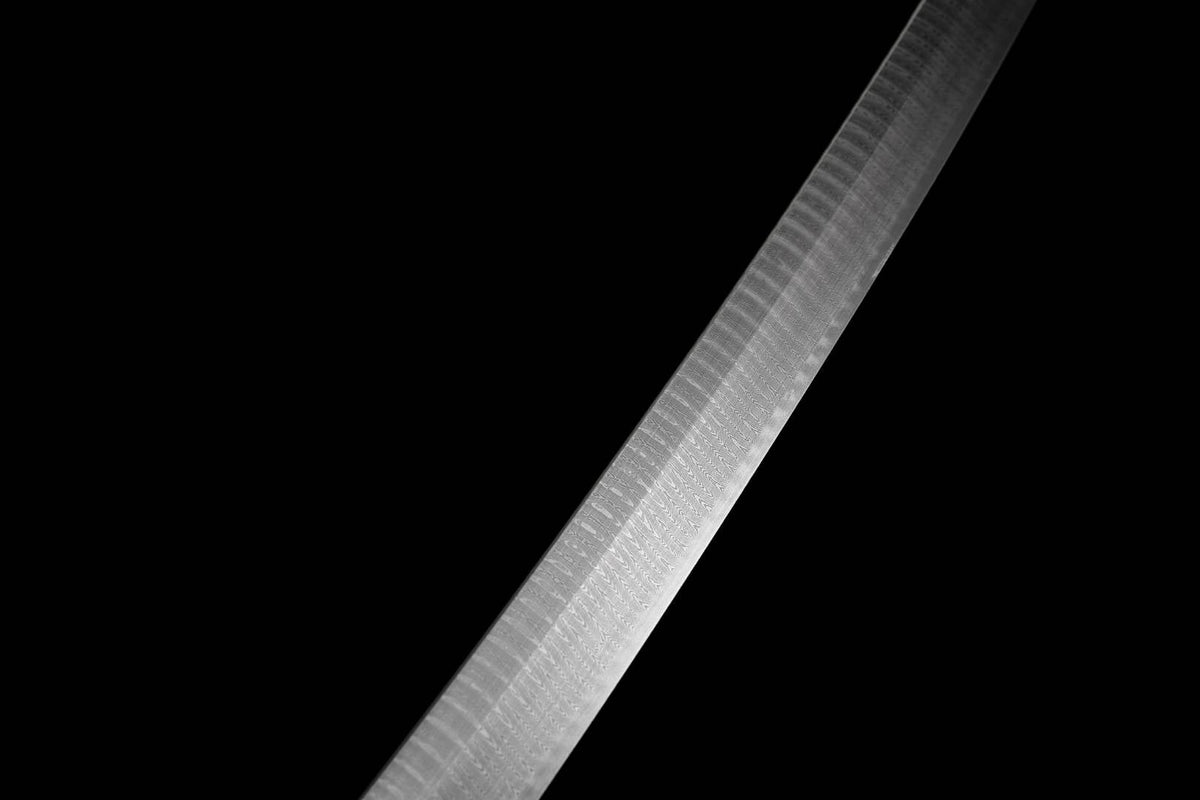 Hideyoshi 秀吉 Katana – Damascus Steel, Toyotomi Saya – view 13