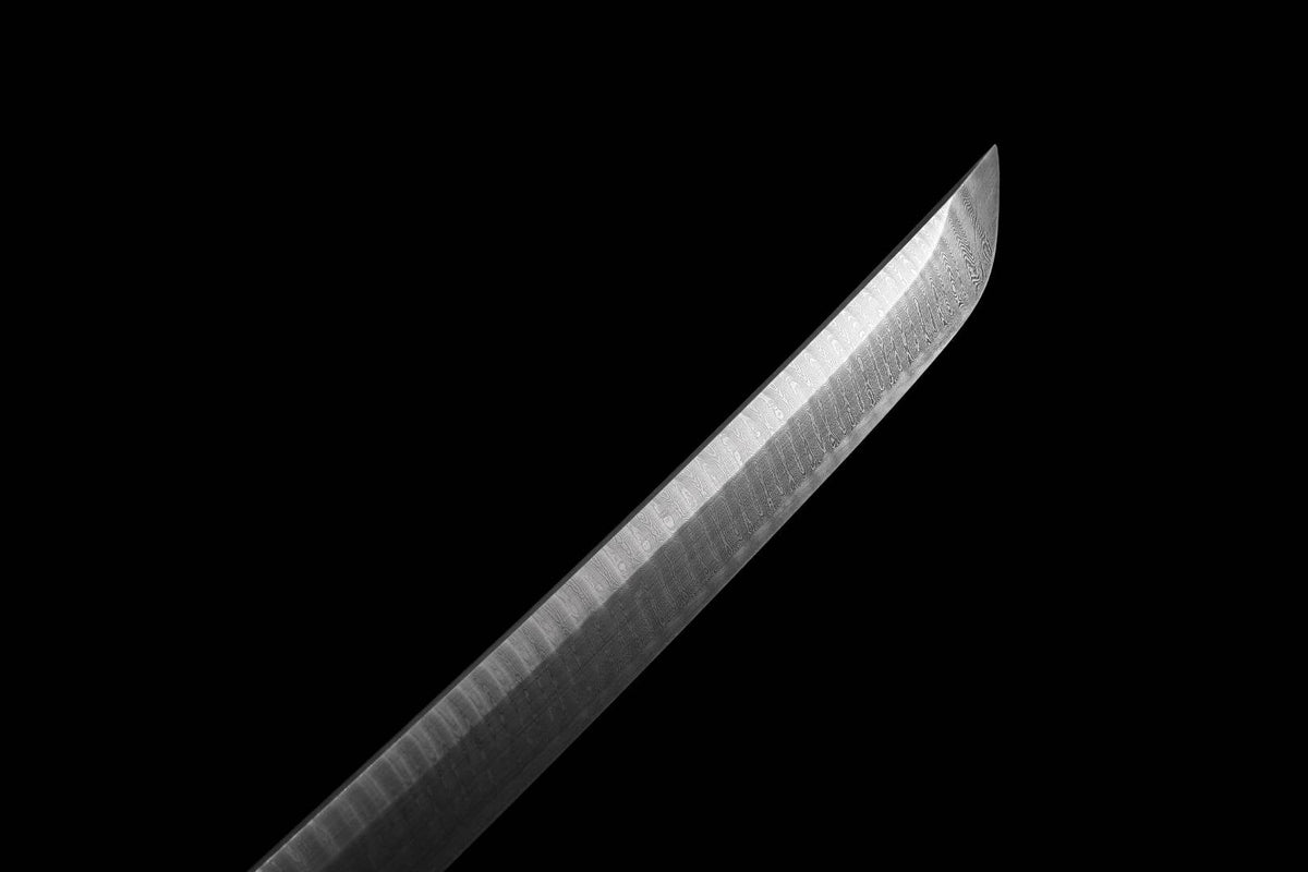 Hideyoshi 秀吉 Katana – Damascus Steel, Toyotomi Saya – view 14