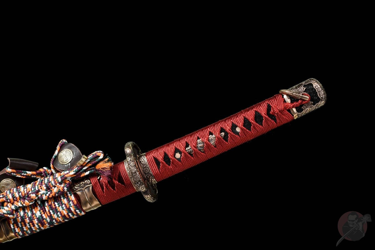 Hideyoshi 秀吉 Katana – Damascus Steel, Toyotomi Saya – view 19
