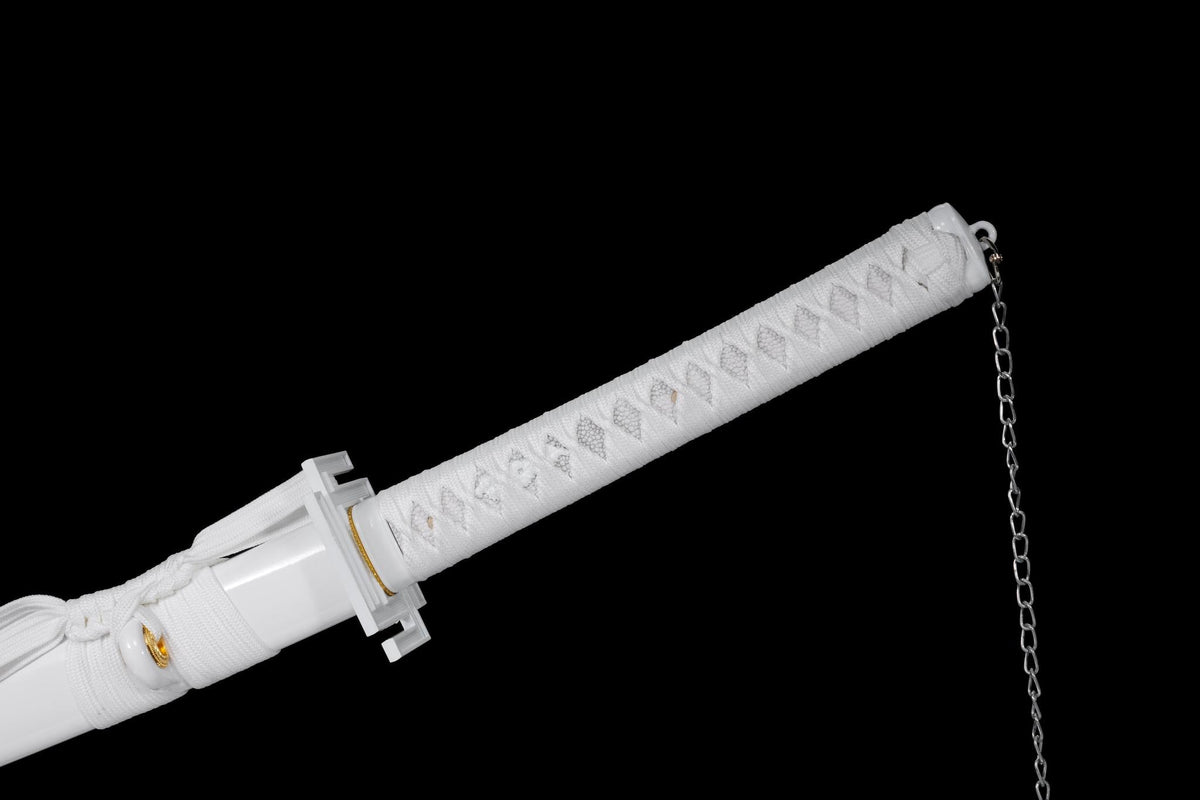 Tensa Zangetsu White Katana – Bleach-Inspired Replica (1060) – view 12