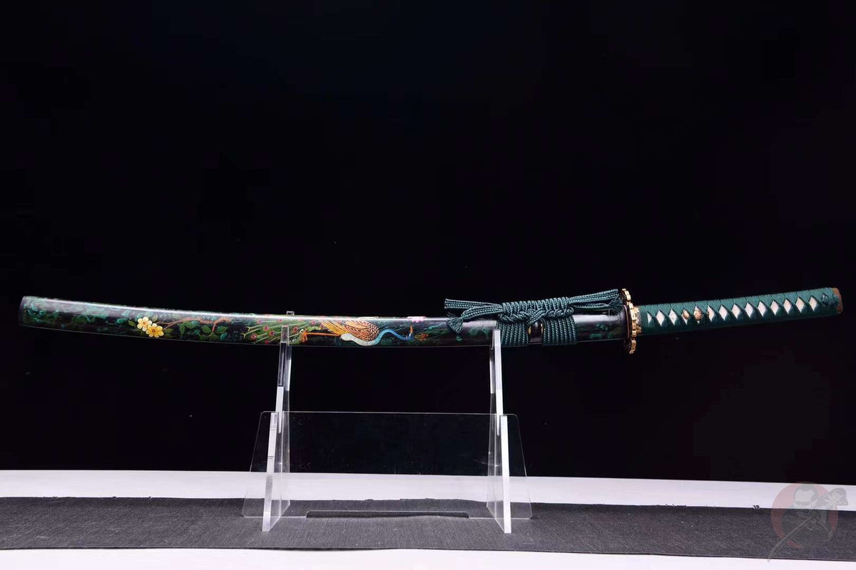 Pikokku ピーコック Katana – T10 Steel, Choji Hamon – view 2