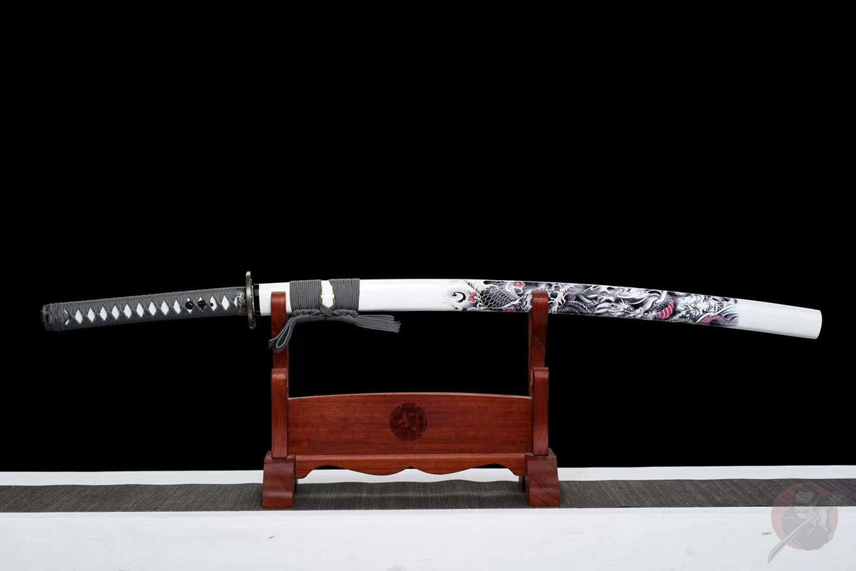 Hai 灰 Katana, Carbon-Iron Alloy Steel – view 3