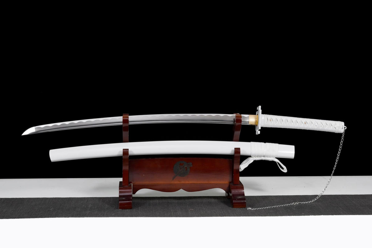 Tensa Zangetsu White Katana – Bleach-Inspired Replica (1060) – view 10