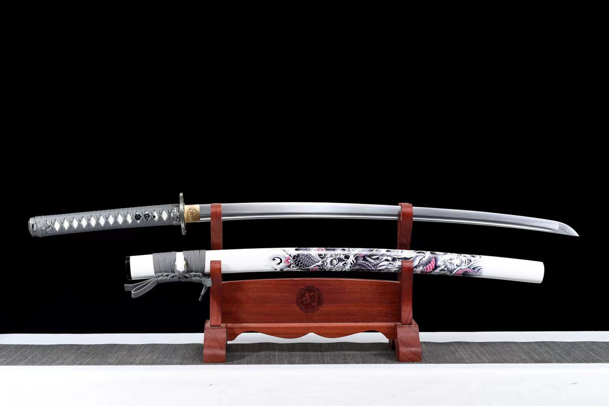 Hai 灰 Katana, Carbon-Iron Alloy Steel – view 2