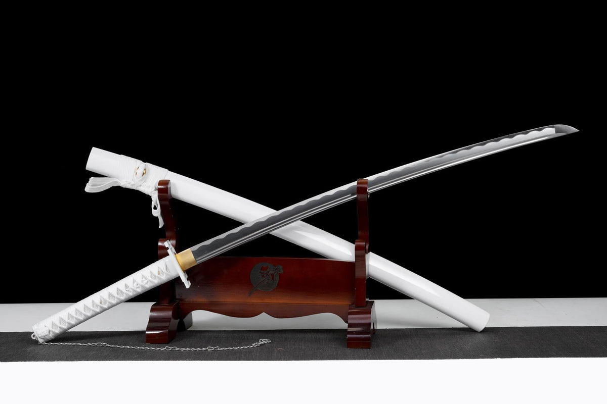Tensa Zangetsu White Katana – Bleach-Inspired Replica (1060) – view 2
