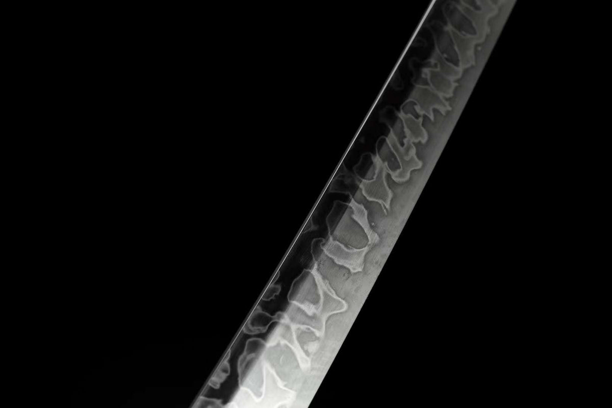 Fukkatsu 復活 Katana – T10 Steel, Floral Copper Tsuba – view 4