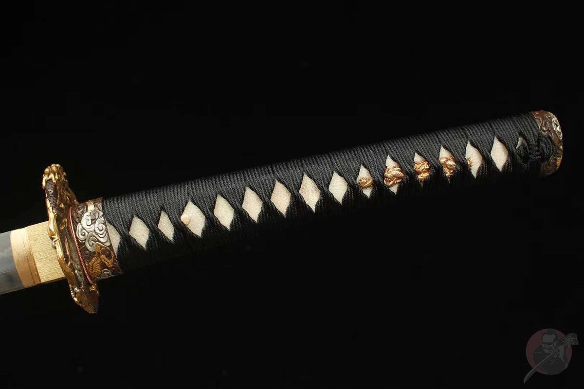 Ryuza 竜座 Katana – T10 Steel, Sanbon Sugi, Dragon Saya – view 9