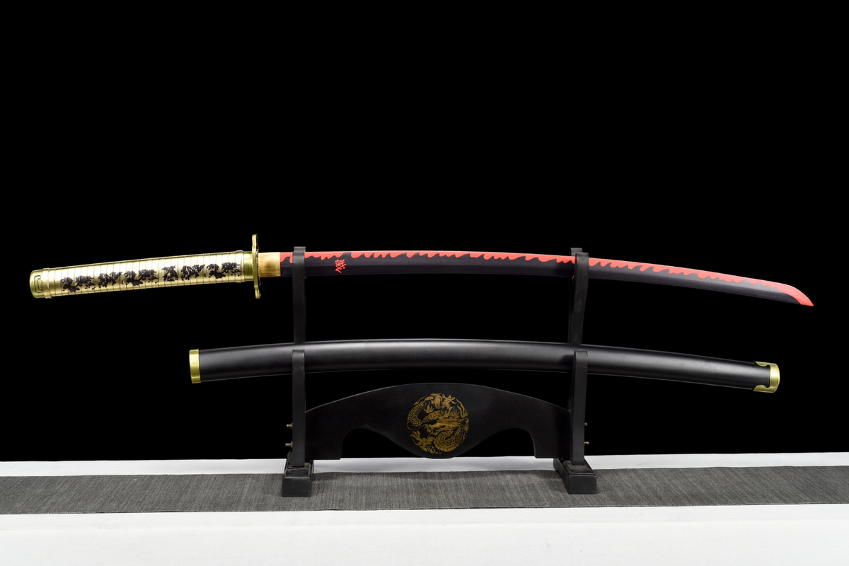 Yoriichi Tsugikuni Katana – 1060 Carbon Steel – view 2