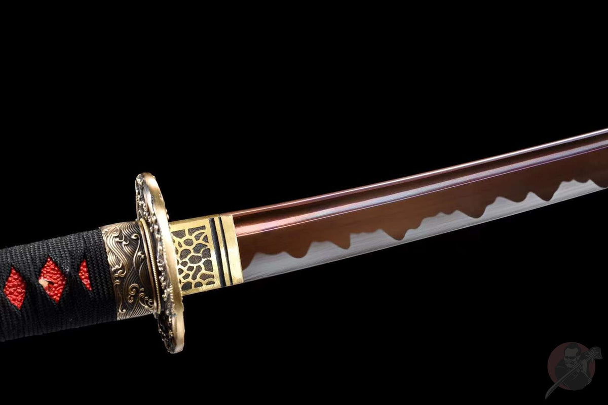 Katana Tengu 天狗 – Brown Manganese Steel Blade – view 6