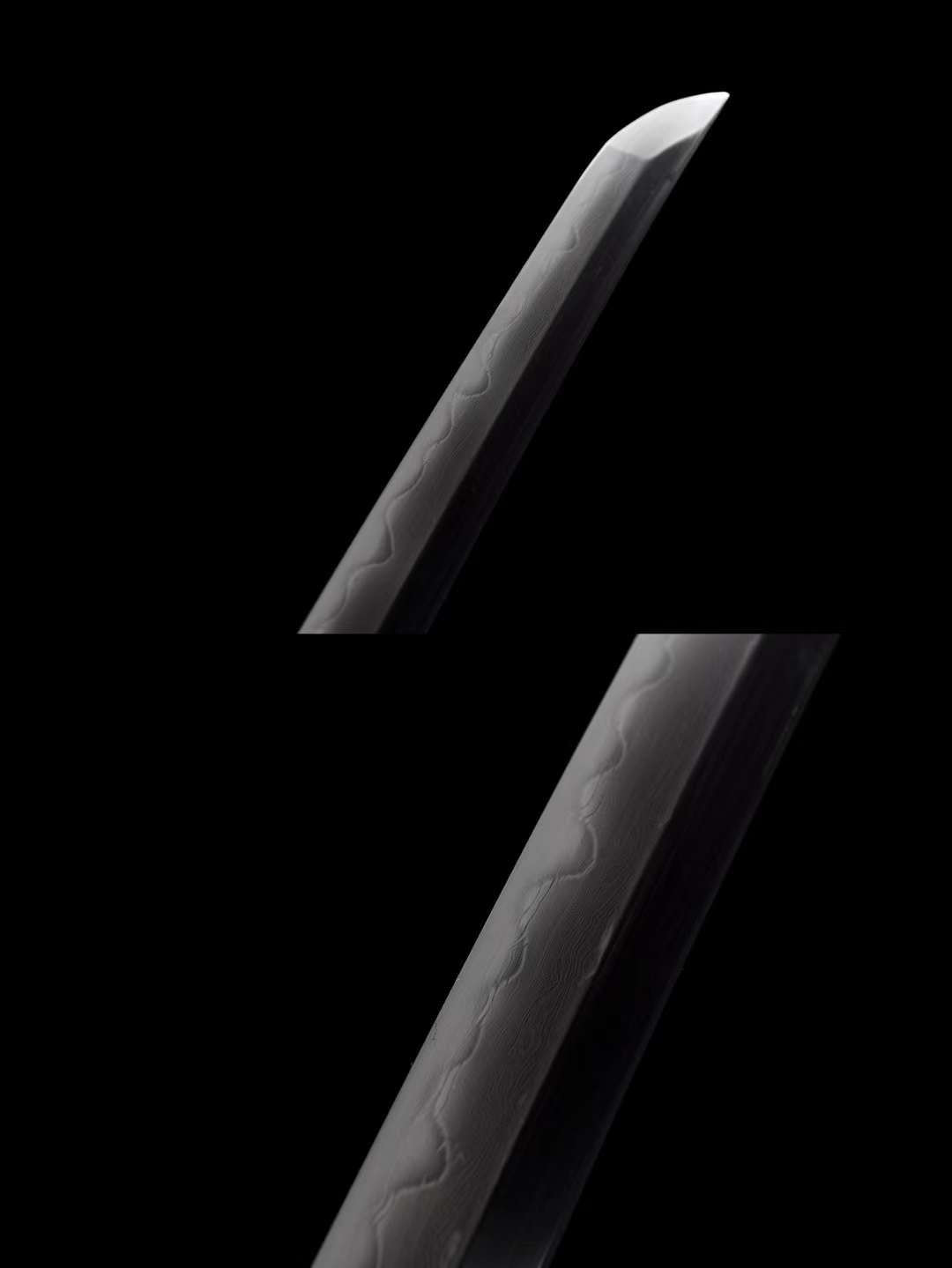 Kyokujitsu 旭日 Katana, San-mai T10 Damascus – view 6