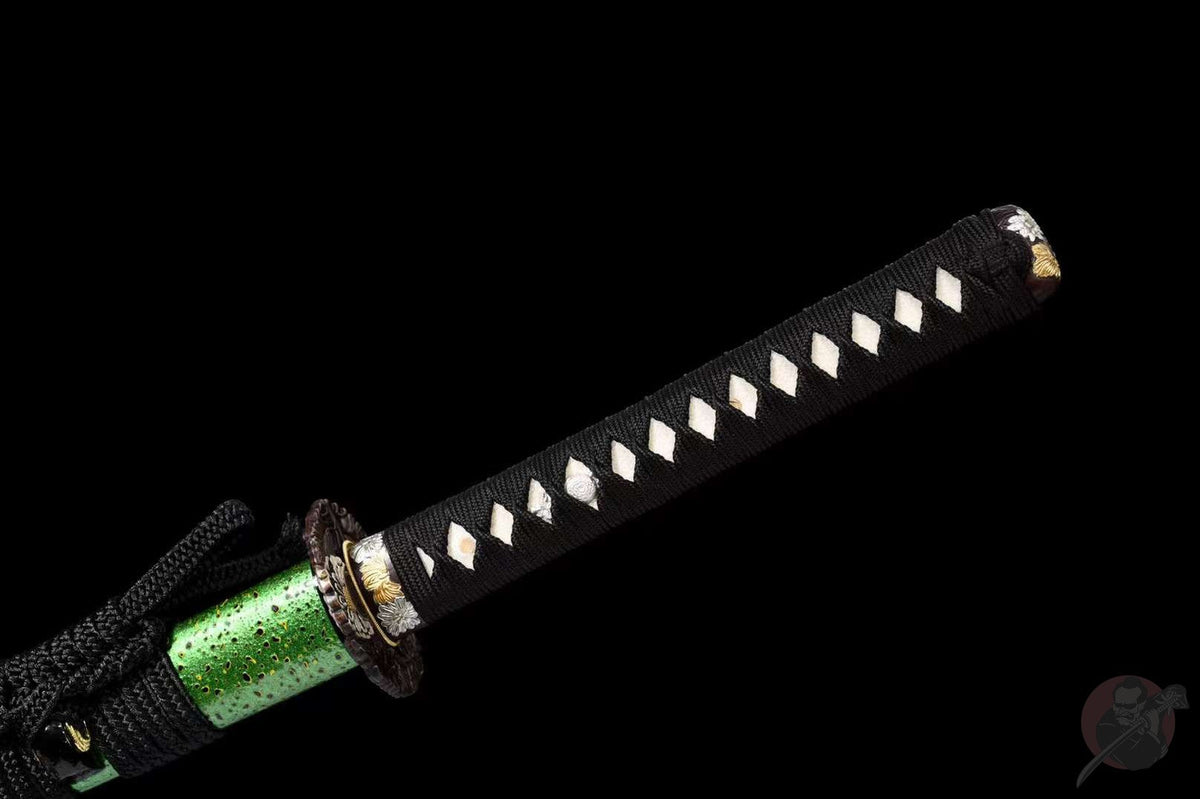 Kusa 草 Katana – Damascus Steel, Mirror Polish – view 9