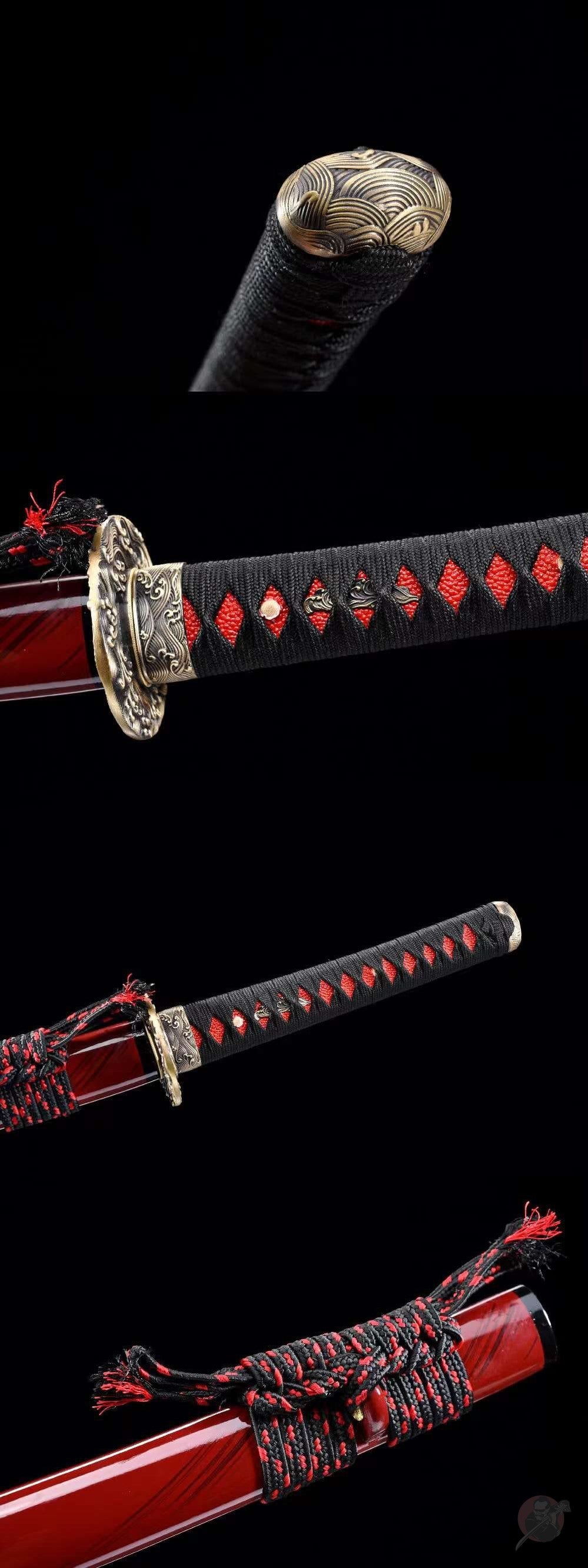 Katana Tengu 天狗 – Brown Manganese Steel Blade – view 10