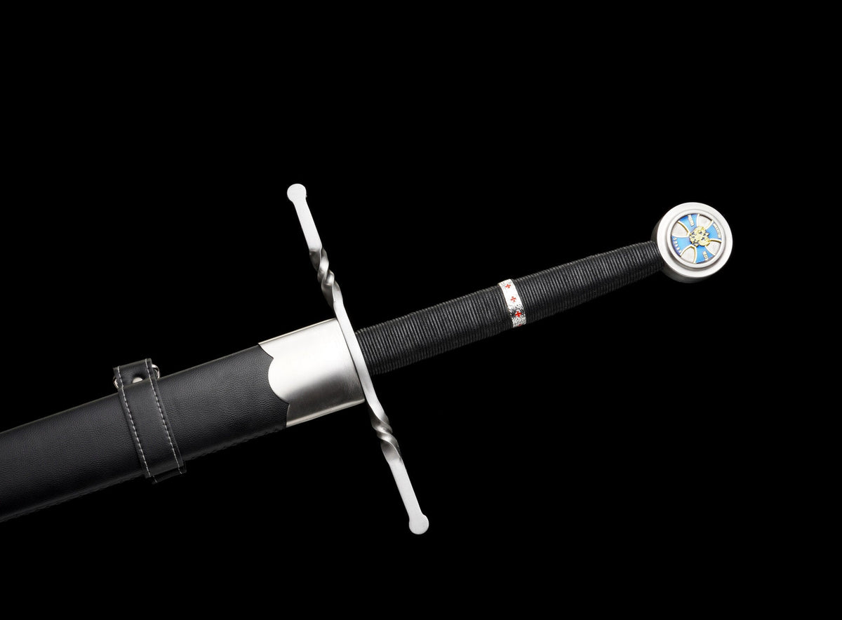 Sapphire Cross Longsword – 60Si2CrA Spring Steel, 126 cm – view 17