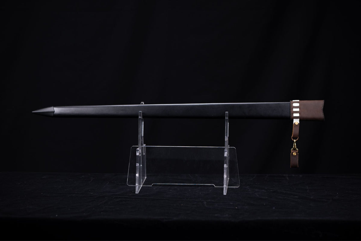Ravenfang Espadon Sword – 5160 Steel Medieval Bastard Sword – view 3