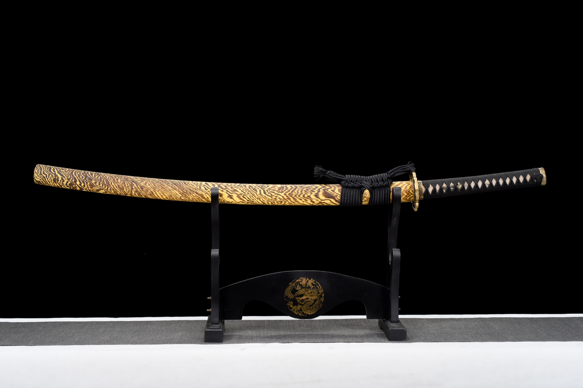 Nara 楢 Katana, T10 Steel with Hamon and Bo-hi – view 5