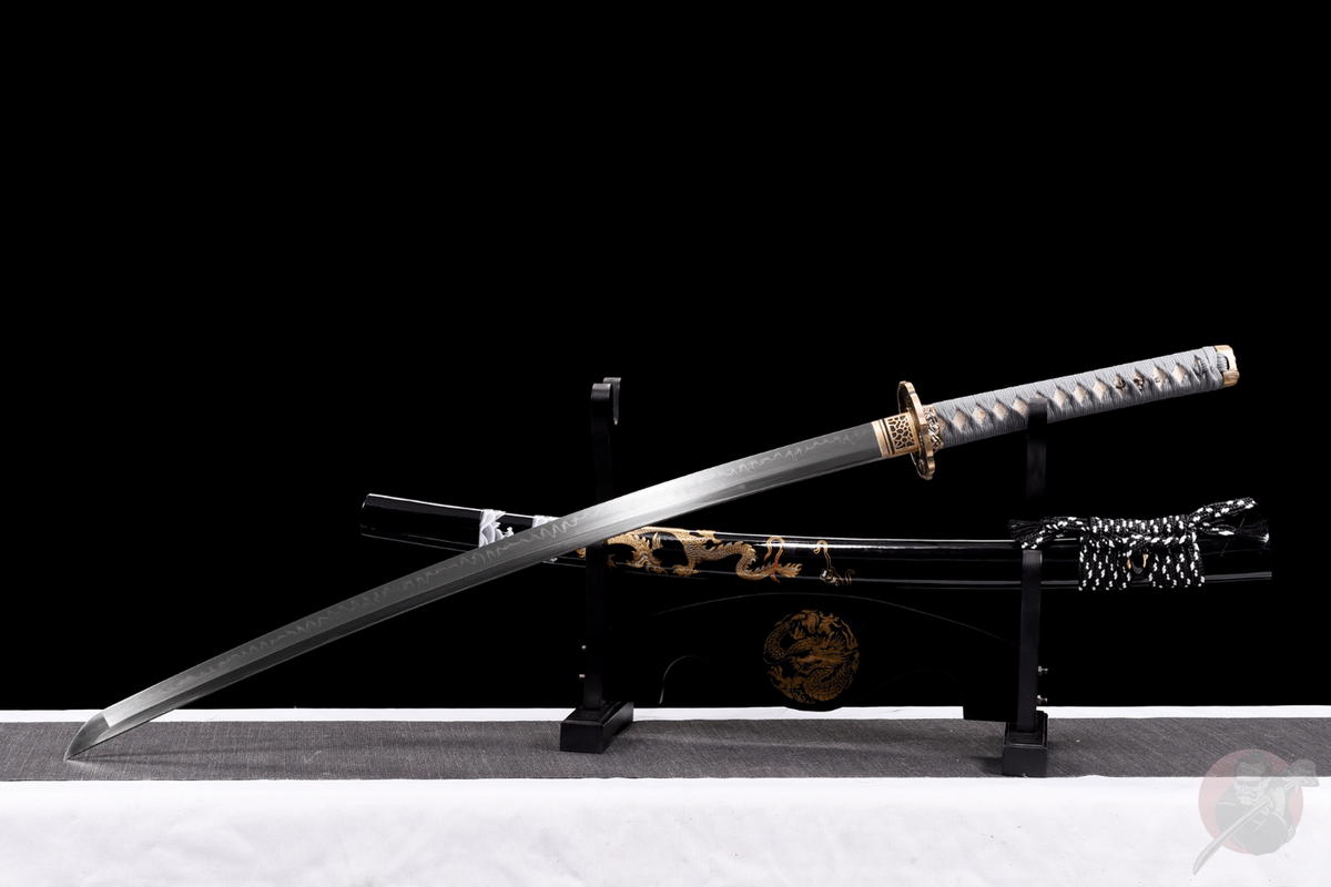 Nami 波 Katana, T10 Steel with Hamon – view 2