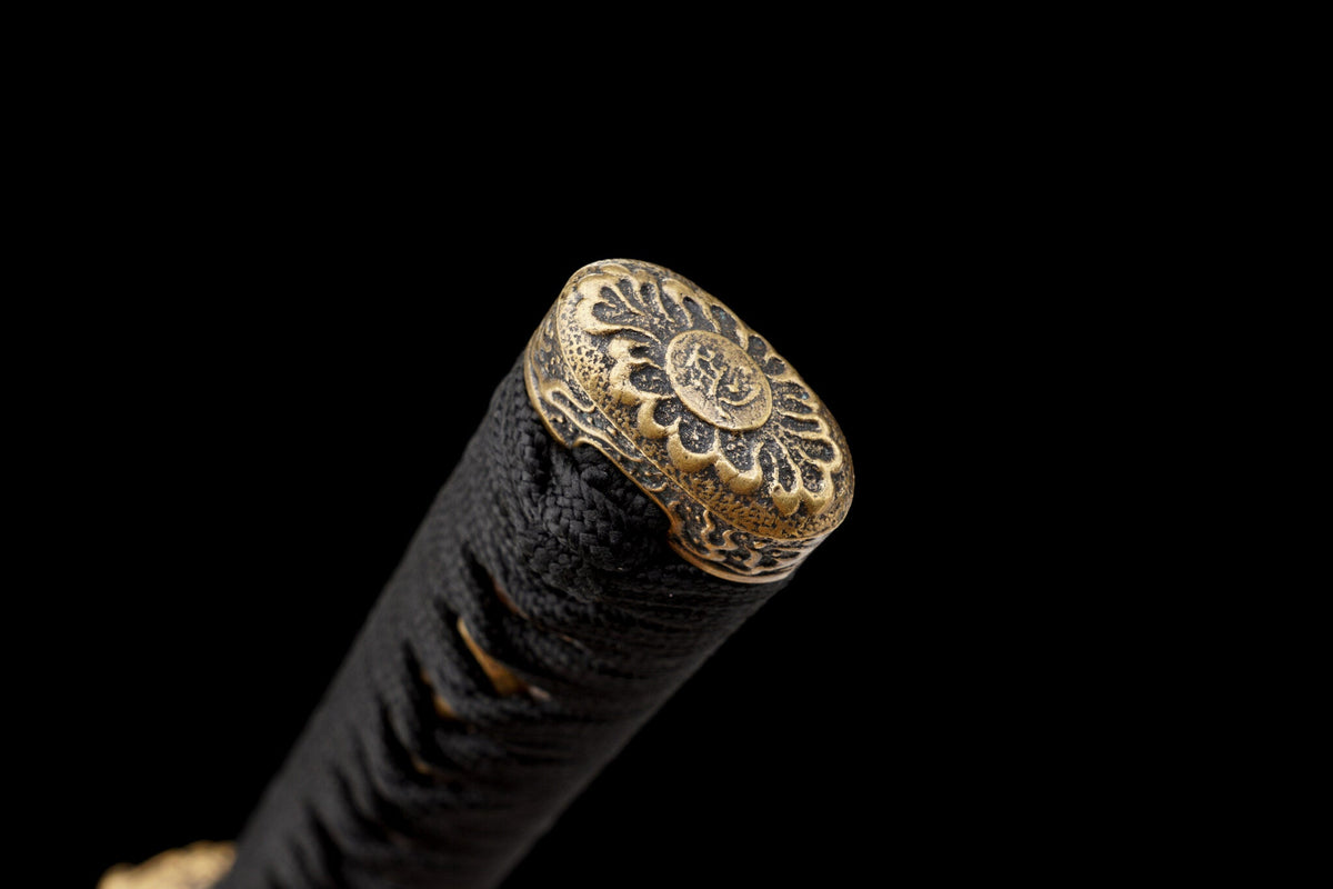 Akaryū 赤龍 Katana – T10 Steel, Red Dragon Saya, Full Tang – view 19