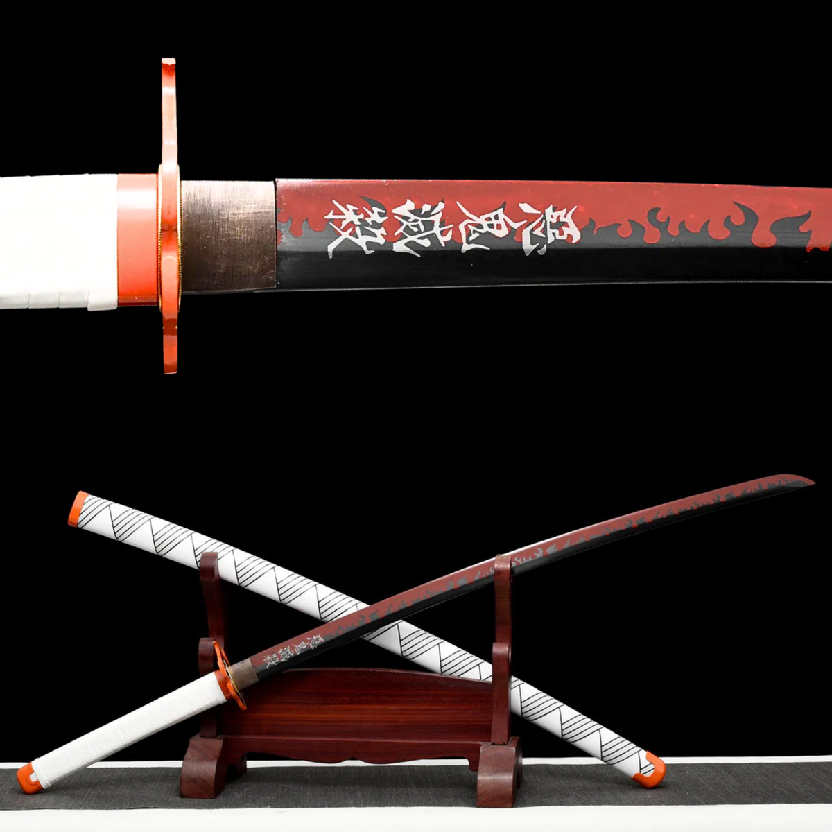 Rengoku Katana – Demon Slayer-Inspired Replica, 1060 Steel – view 1