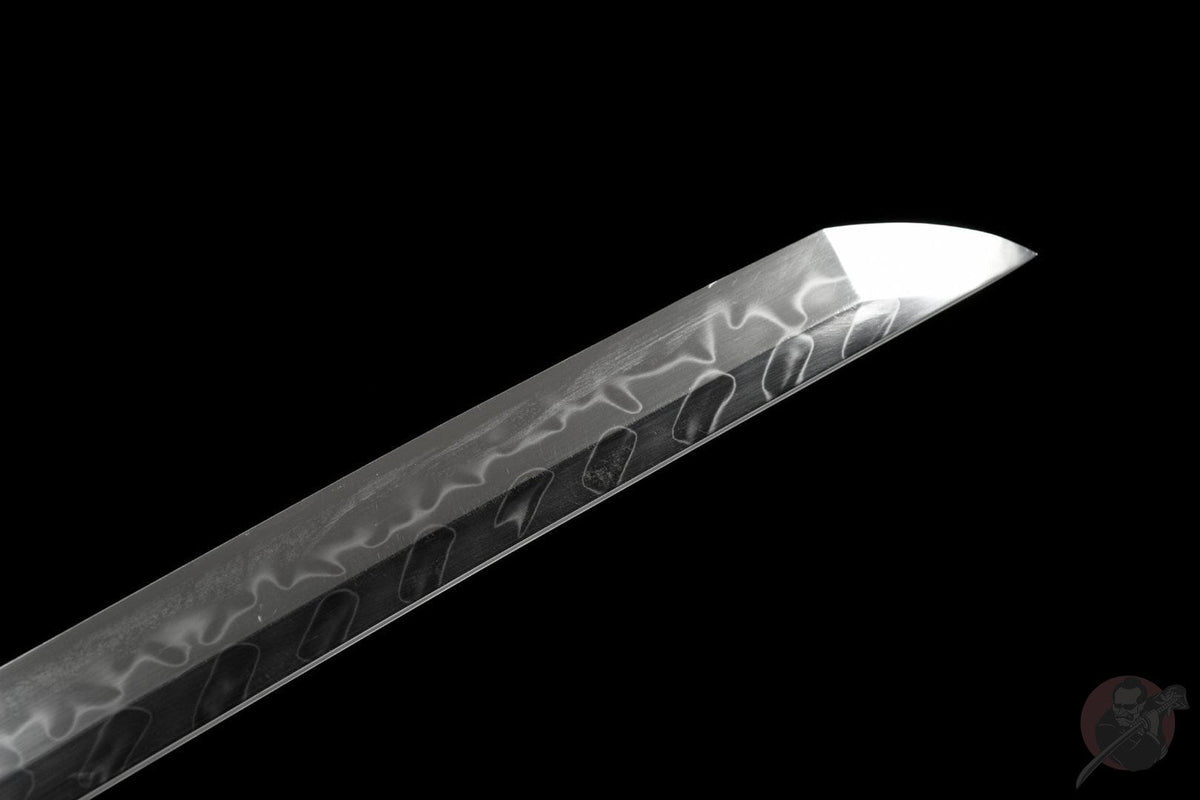 Tora 虎 Katana — T10 Steel, Flame Hamon, Tiger Tsuba – view 2