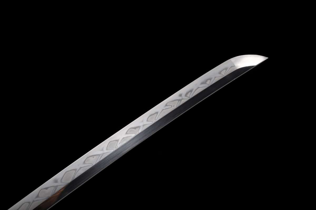 Yonaguni 与那国 Katana — T10 Steel, Light Blue Saya – view 13