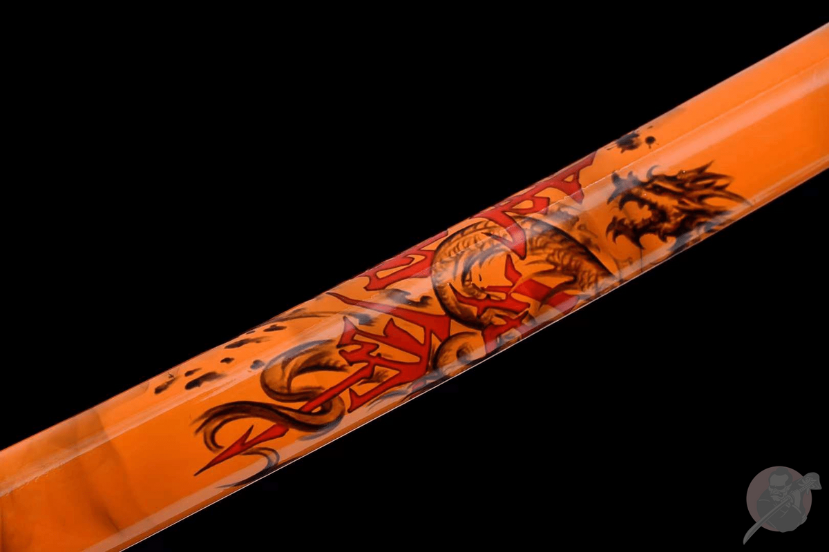 Sabaku 砂漠 Katana – Brown Manganese Steel Blade – view 10