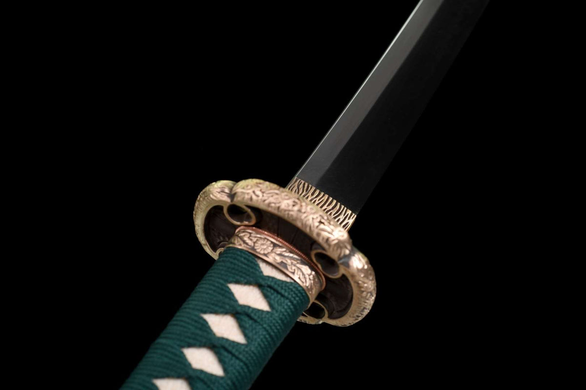 Genki 元気 Katana, T10 Steel, Tachi-Style Mount – view 9