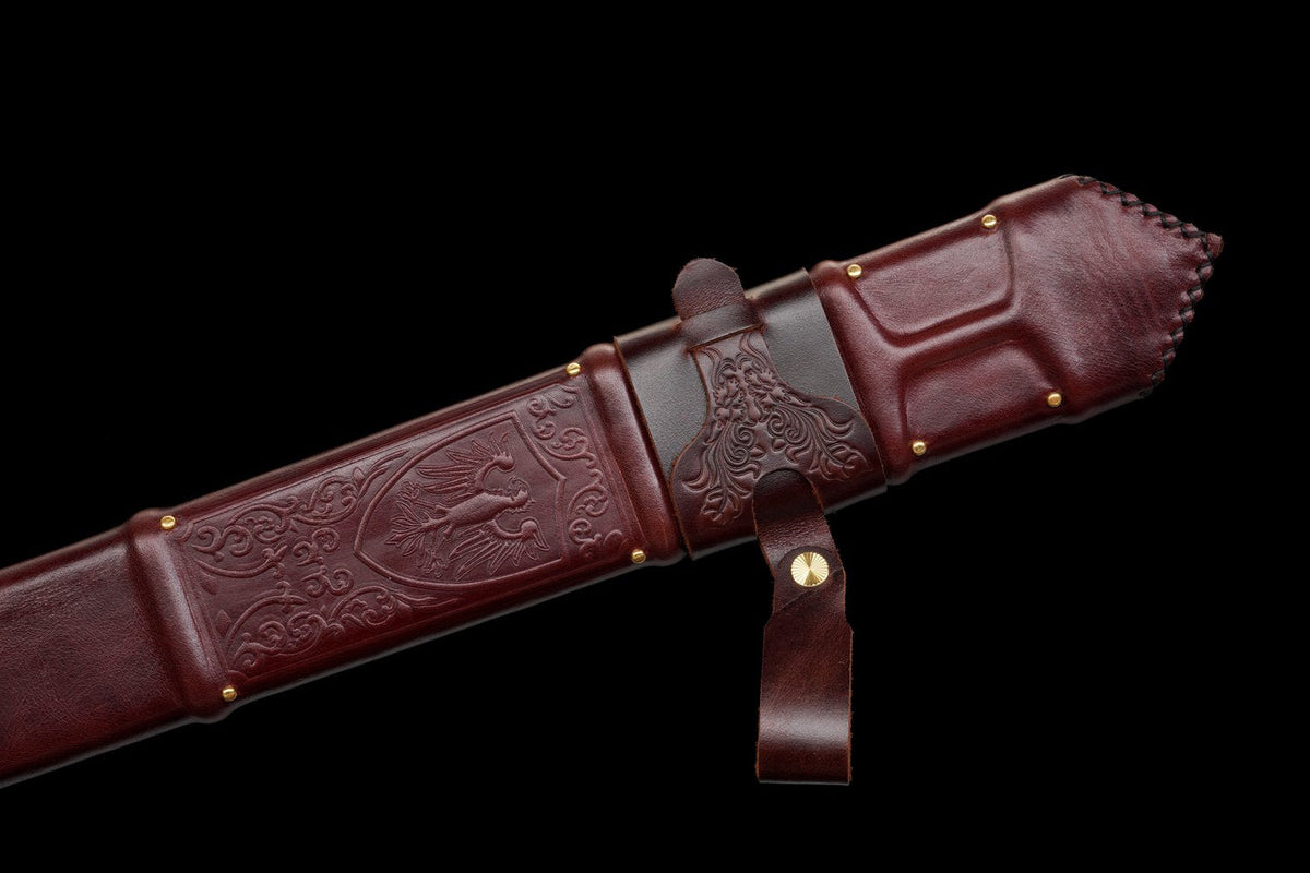Templar Medieval Sword – 65 Manganese Steel – view 5