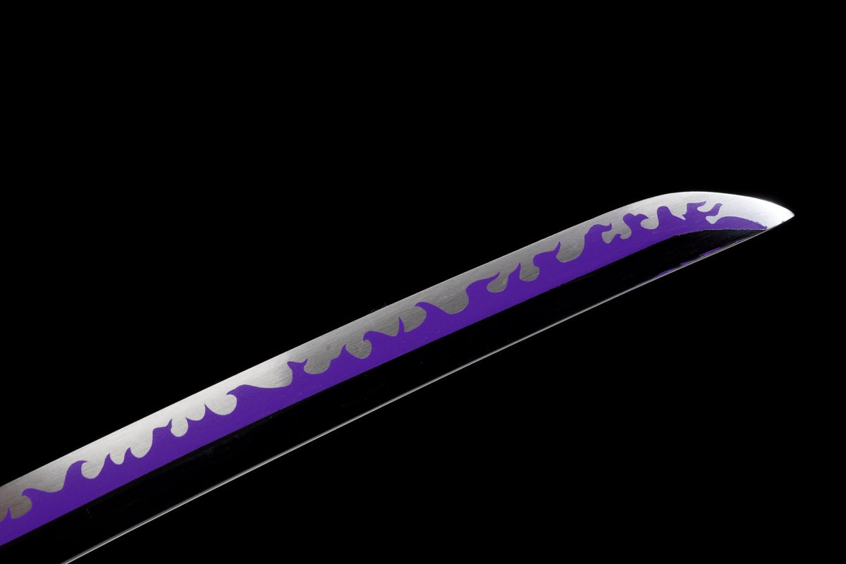 Shodai Kisetsu Katana – Anime-inspired, Purple 1065 Steel – view 8