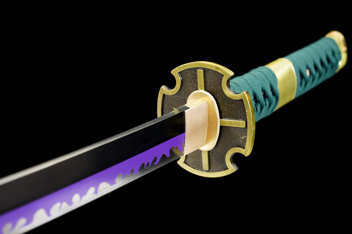 Shodai Kisetsu Katana – Anime-inspired, Purple 1065 Steel – view 13
