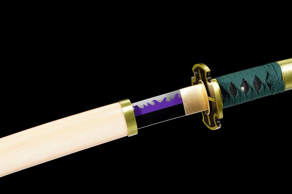 Shodai Kisetsu Katana – Anime-inspired, Purple 1065 Steel – view 14