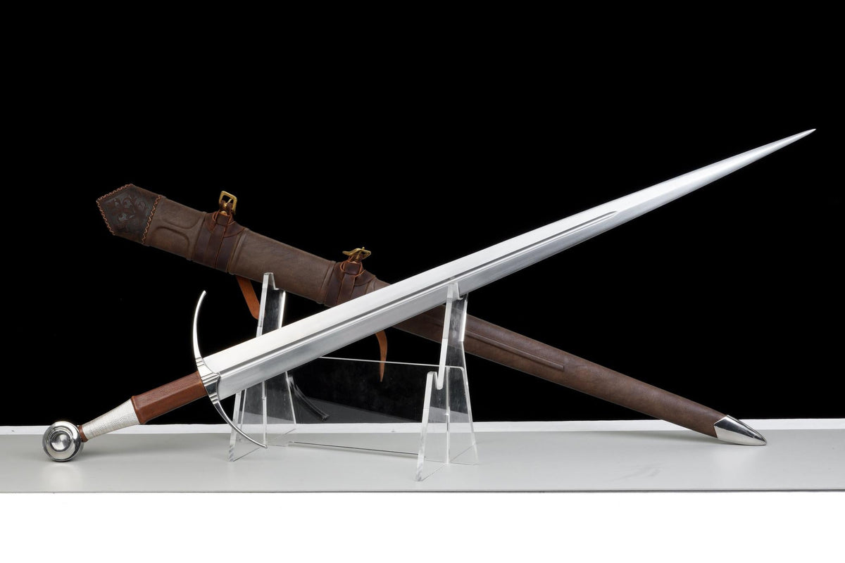 Ironcrest Longsword – Medieval European Sword, Carbon Steel – view 4