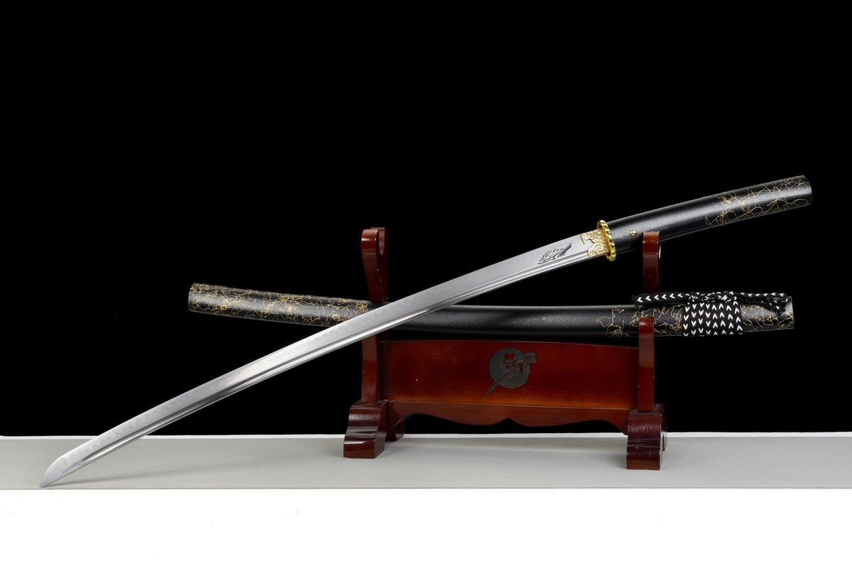 Ghost of Yōtei-Inspired Katana — Golden Night, 1095 Steel – view 3