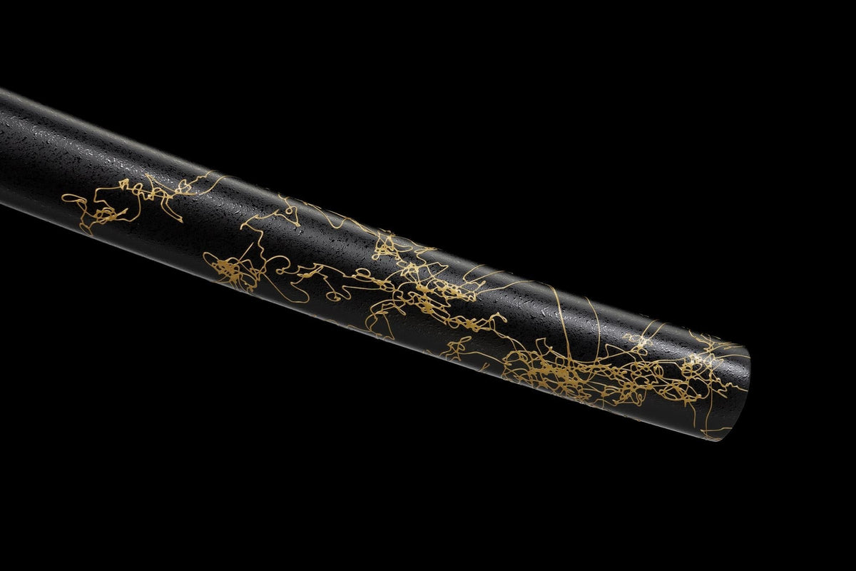 Ghost of Yōtei-Inspired Katana — Golden Night, 1095 Steel – view 16