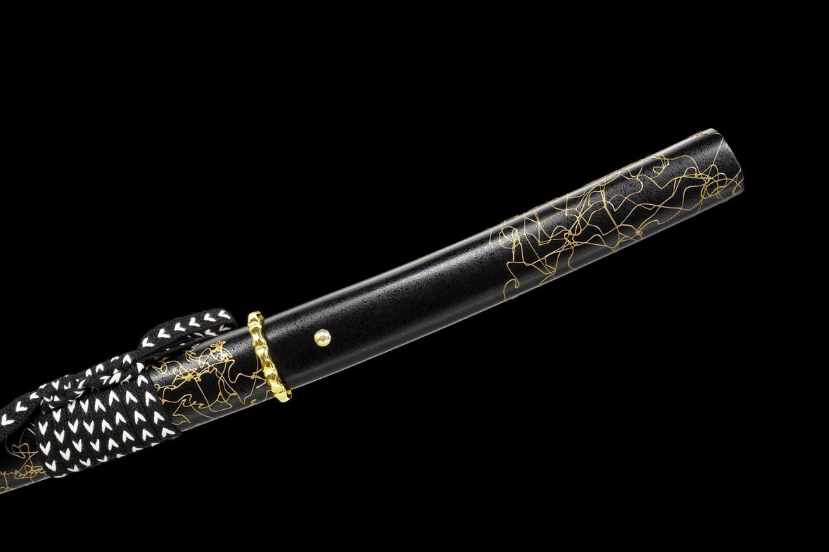 Ghost of Yōtei-Inspired Katana — Golden Night, 1095 Steel – view 19