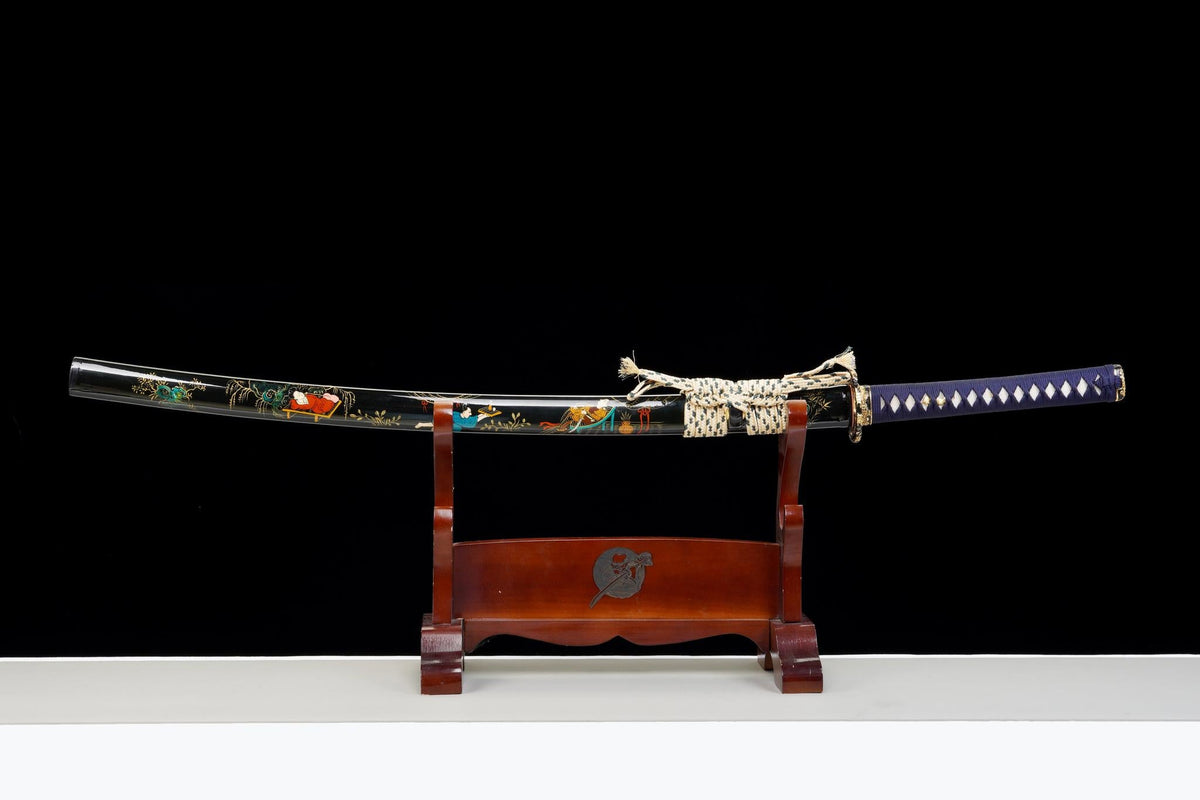 Edo no Hana 江戸の花 Katana, San-Mai Blade – view 2