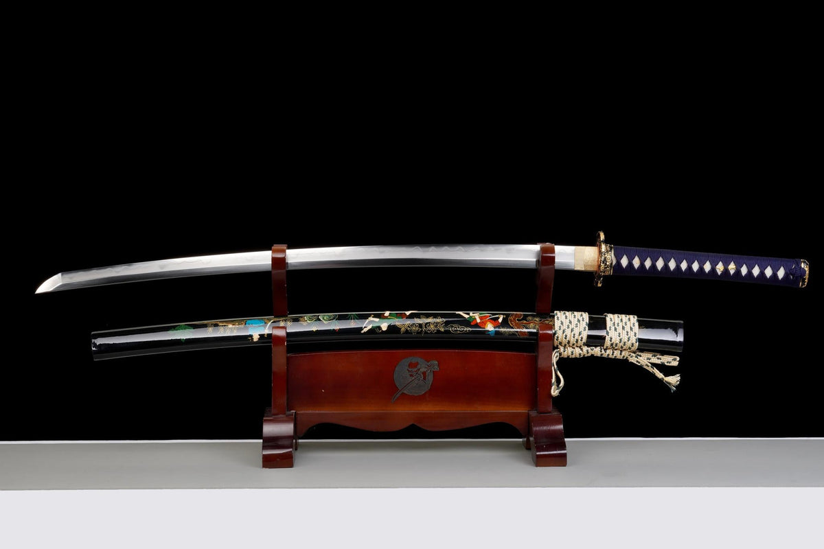 Edo no Hana 江戸の花 Katana, San-Mai Blade – view 1