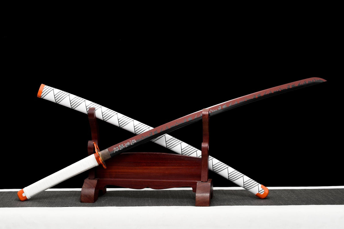 Rengoku Katana – Demon Slayer-Inspired Replica, 1060 Steel – view 6