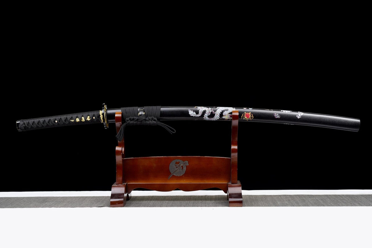 Hakuryū-tō 白龍刀 Katana — 1060 Steel, White Dragon – view 2