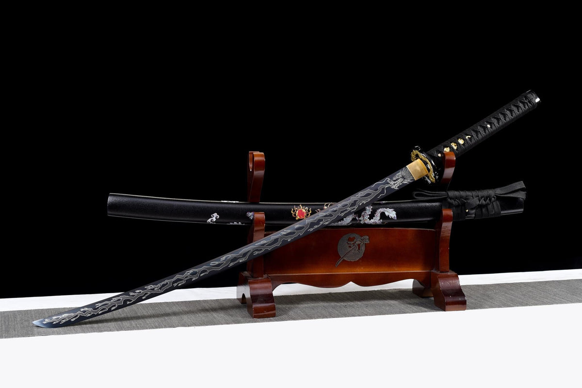 Hakuryū-tō 白龍刀 Katana — 1060 Steel, White Dragon – view 4