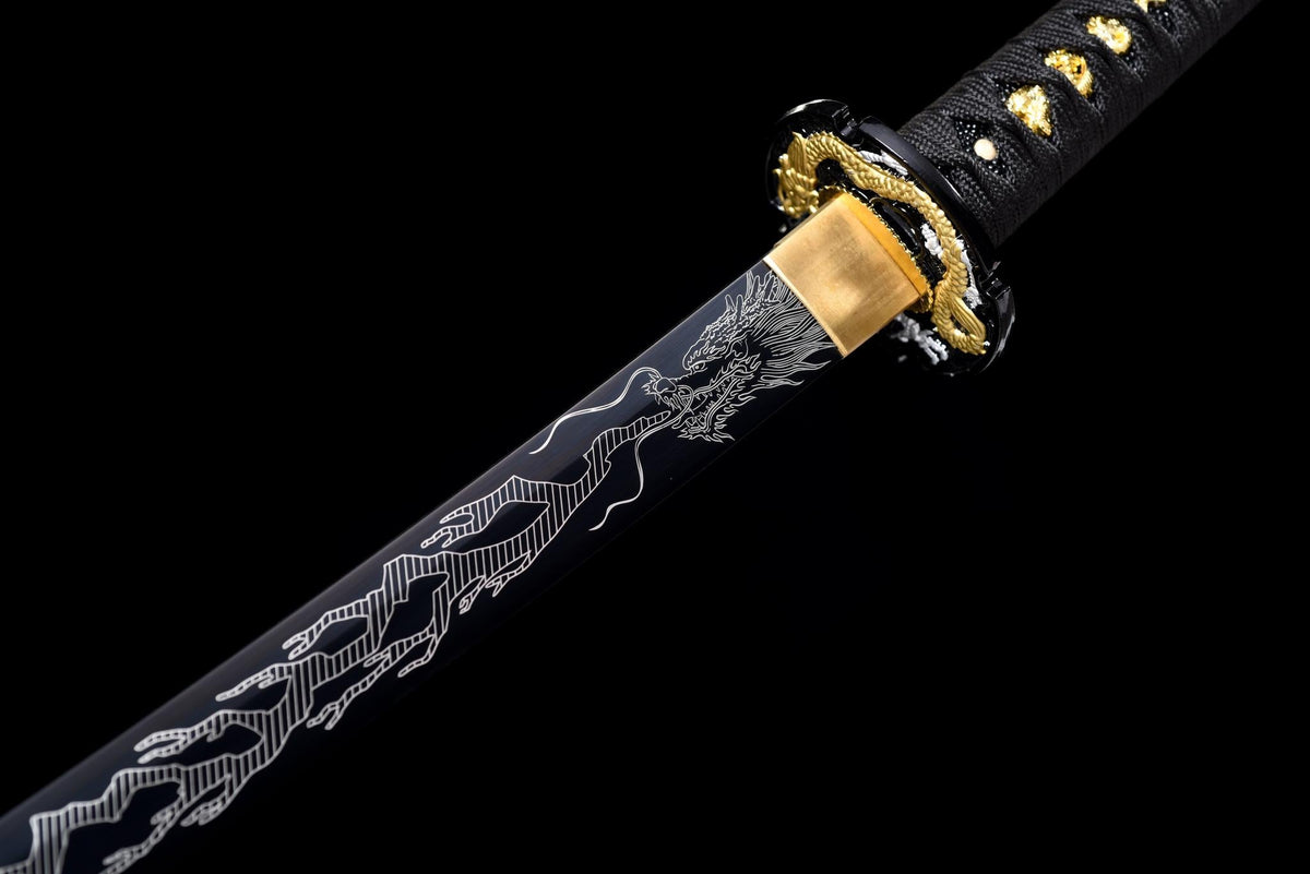 Hakuryū-tō 白龍刀 Katana — 1060 Steel, White Dragon – view 8
