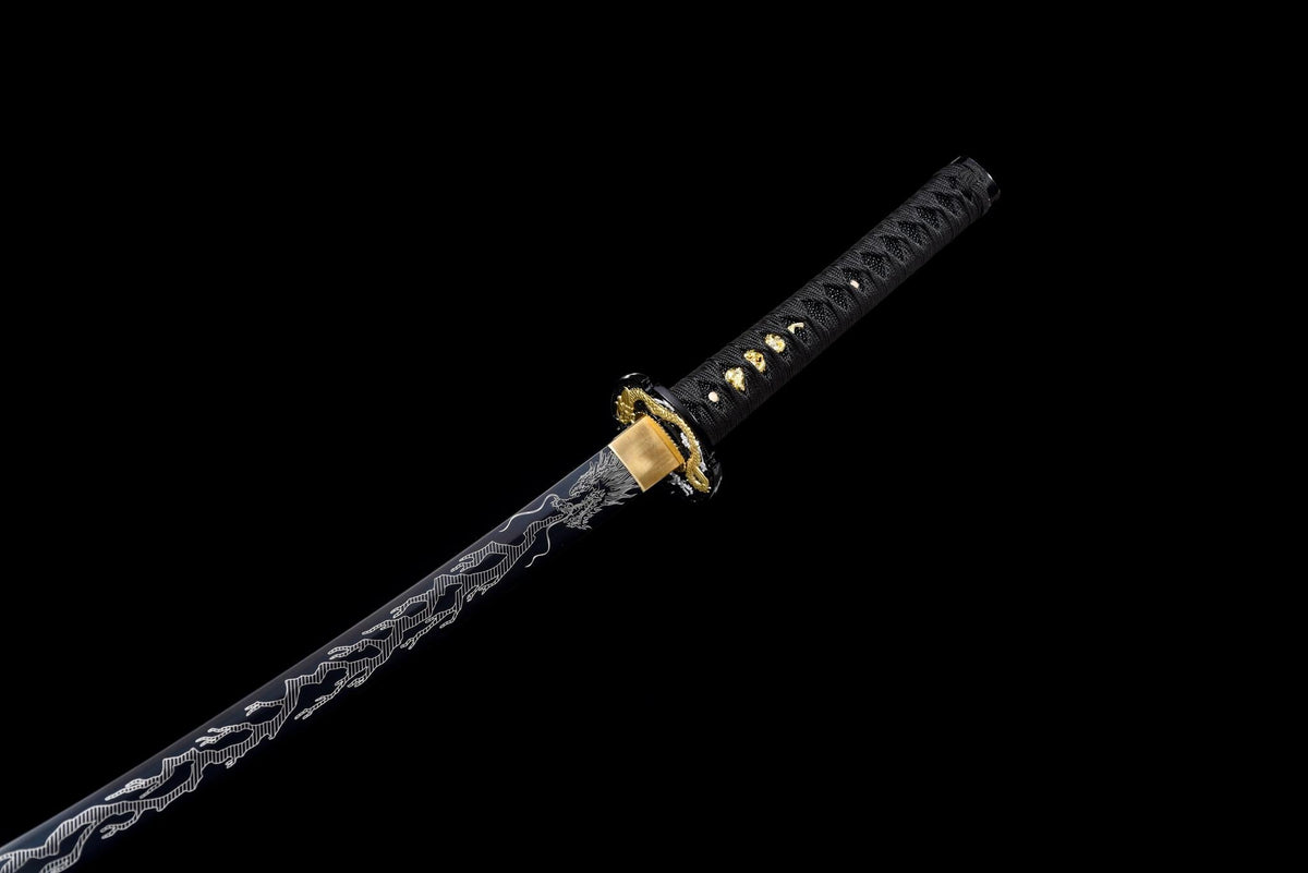 Hakuryū-tō 白龍刀 Katana — 1060 Steel, White Dragon – view 9