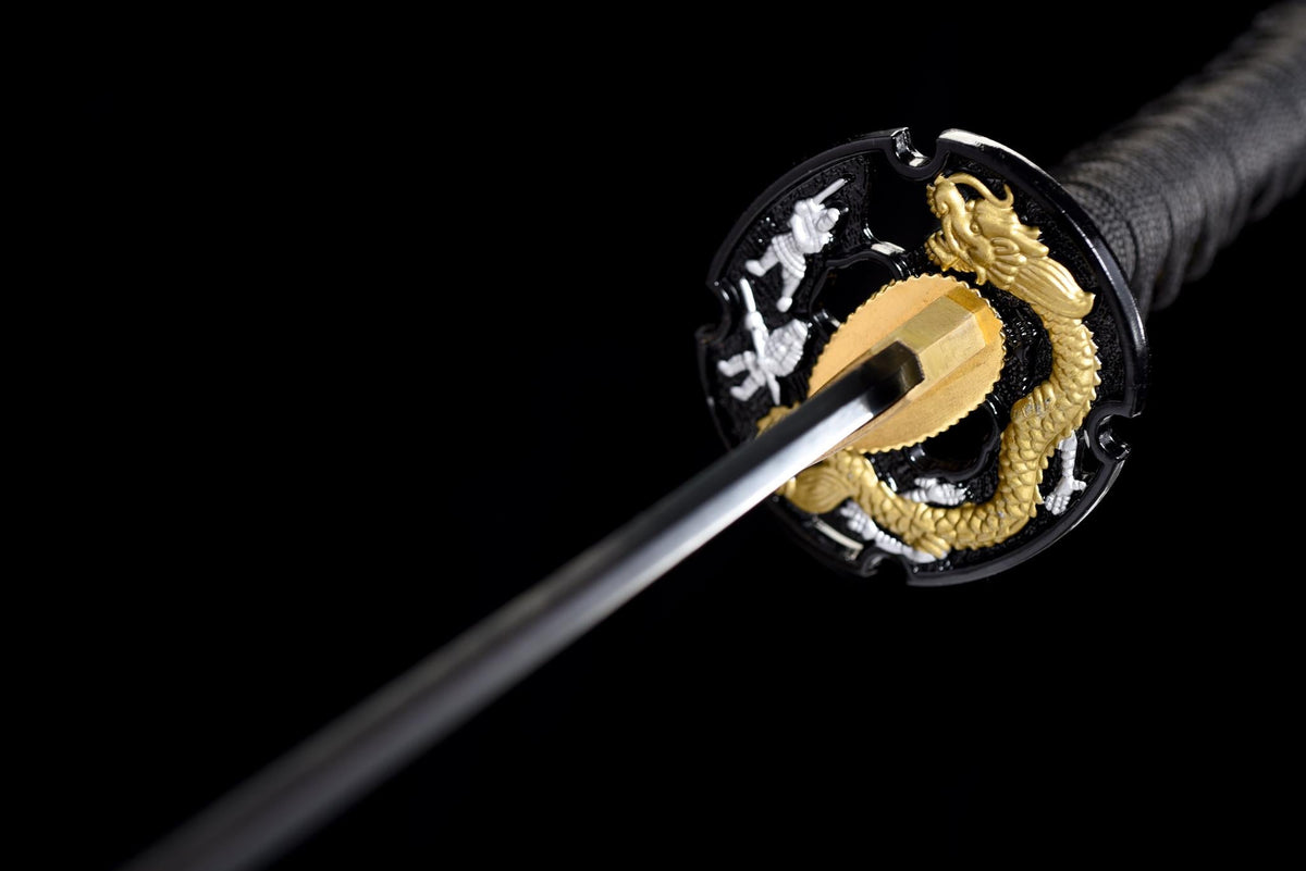 Hakuryū-tō 白龍刀 Katana — 1060 Steel, White Dragon – view 10