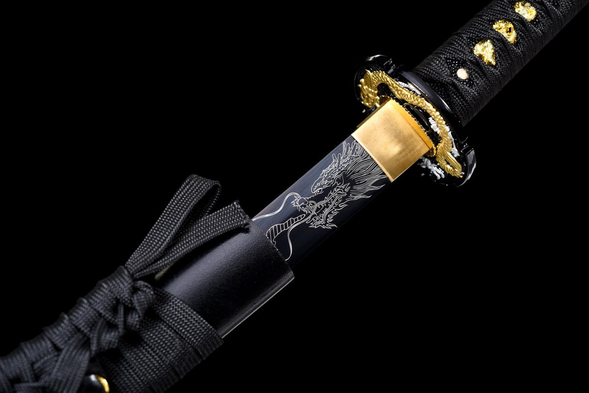 Hakuryū-tō 白龍刀 Katana — 1060 Steel, White Dragon – view 11