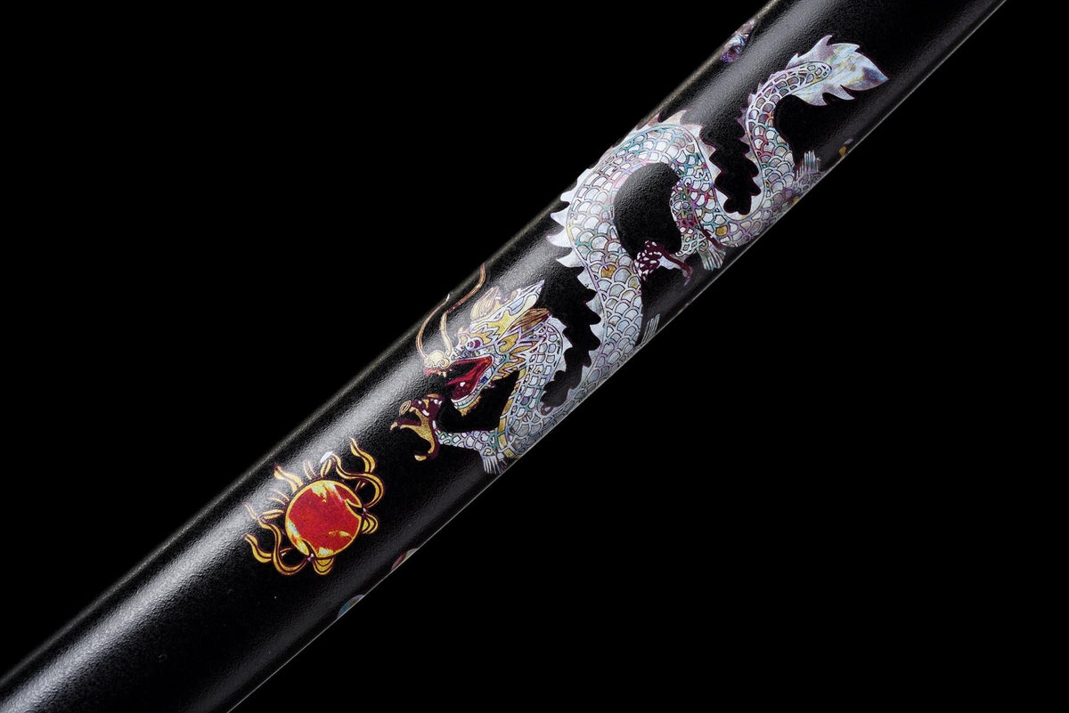 Hakuryū-tō 白龍刀 Katana — 1060 Steel, White Dragon – view 14