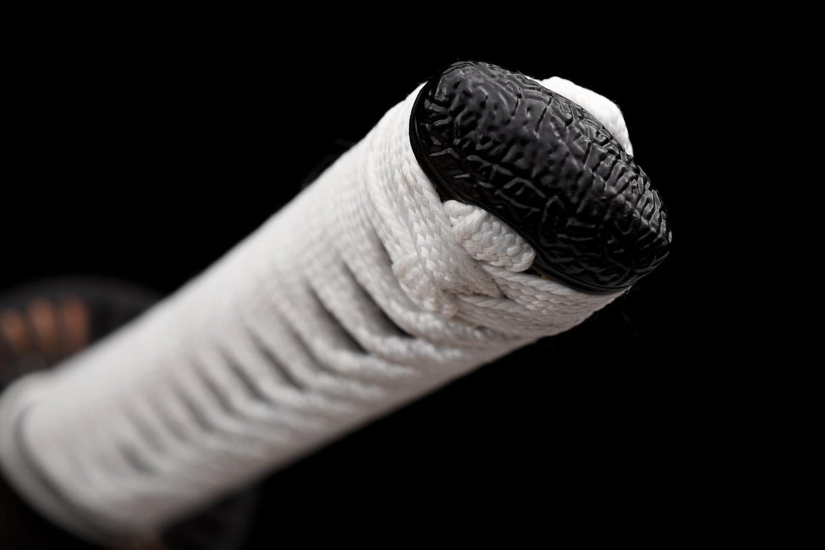 Shirasagi 白鷺の刀 Katana, Folded Damascus Steel – view 16