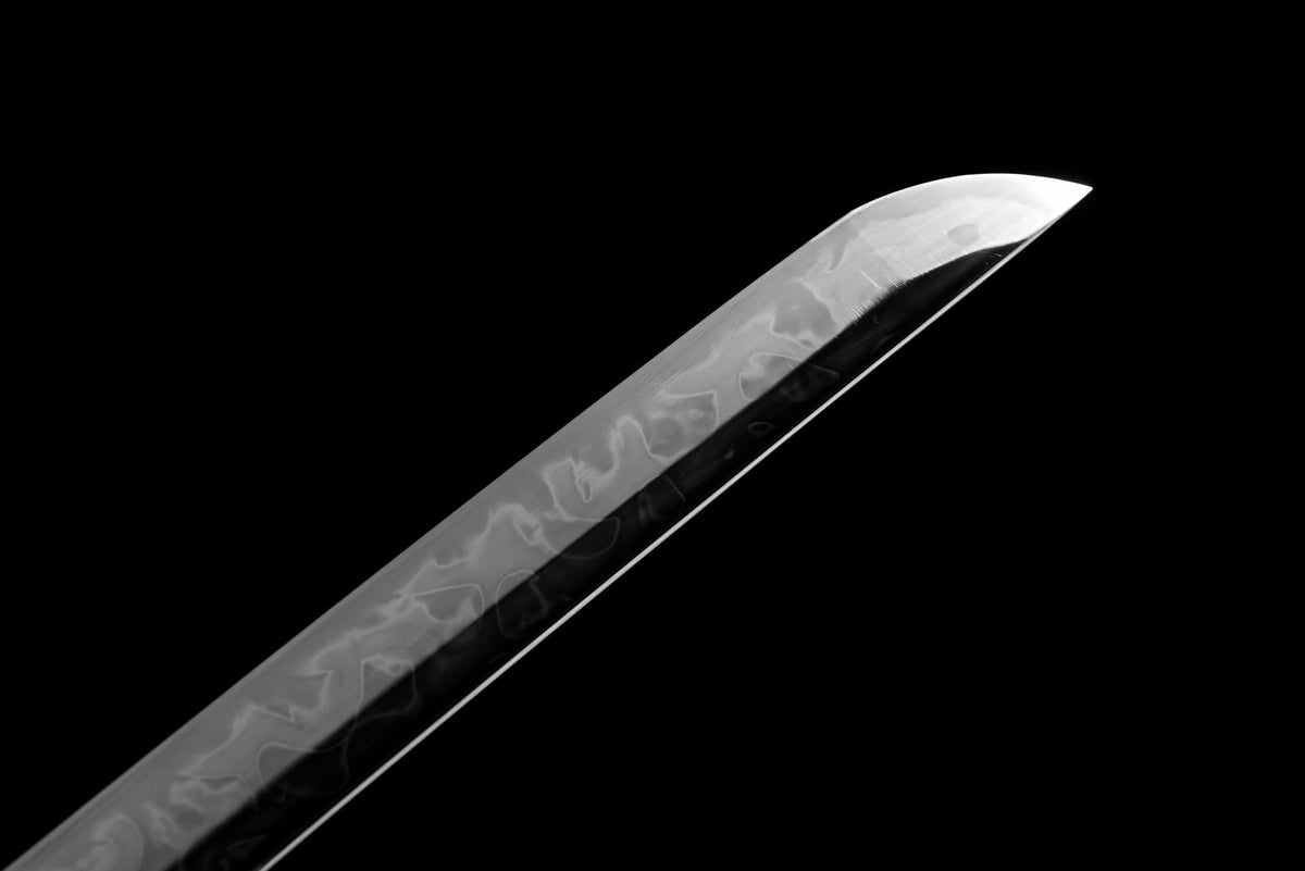Ryūō 龍皇刀 Katana – T10 Honyaki, Hitatsura Hamon, Dragon Saya – view 5